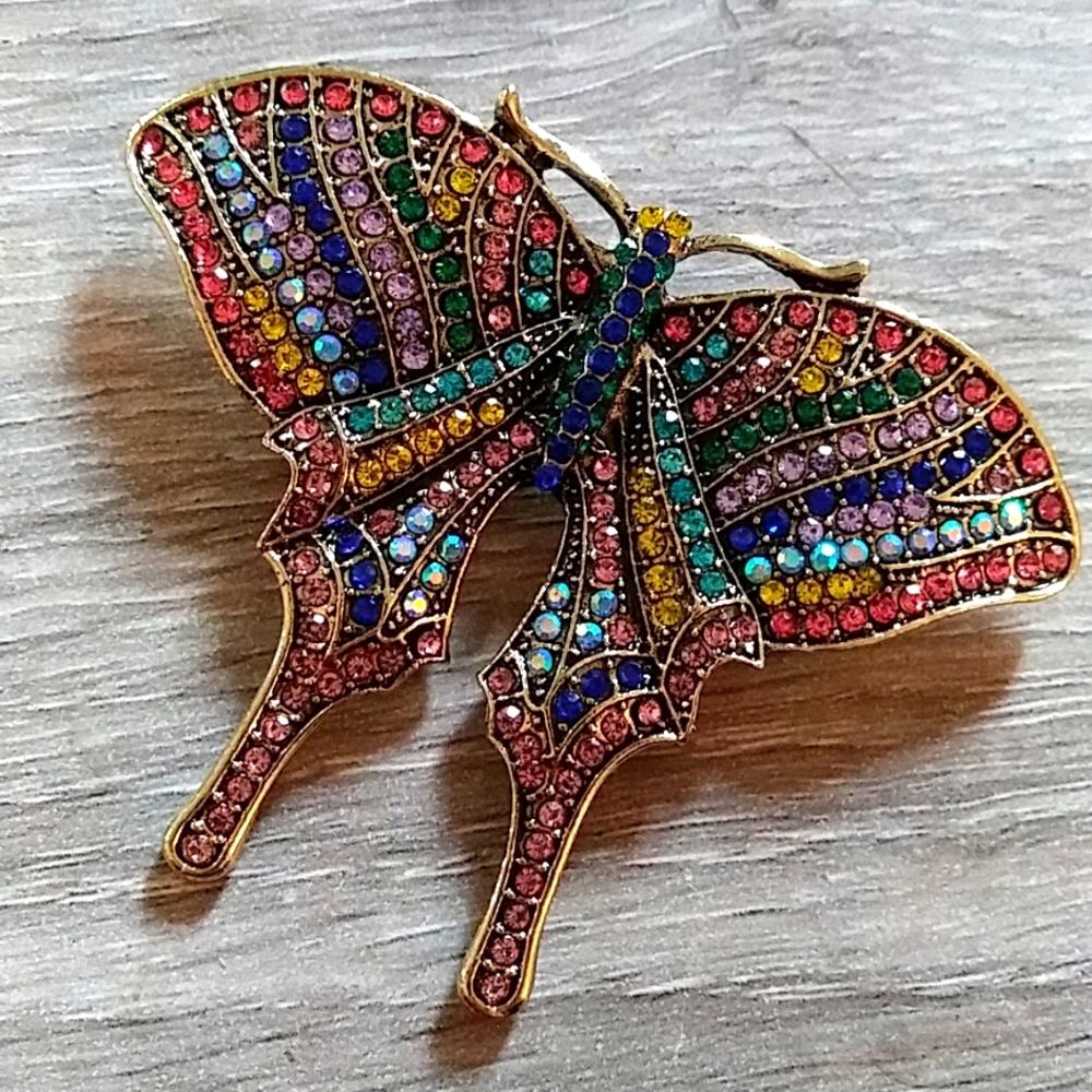 Butterfly brooch